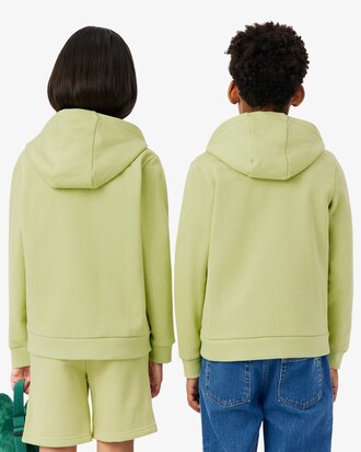 Unisex Hoodie aus Fleece mit Rei&szlig;verschluss