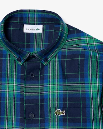 Karohemd aus Baumwoll-Twill