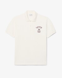 Classic Fit-Polohemd aus Petit Piqu&eacute; mit Print