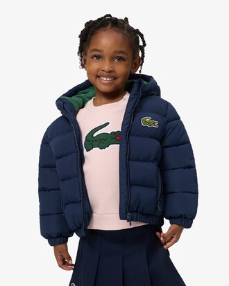 Unisex-Puffer-Jacke mit Kapuze
