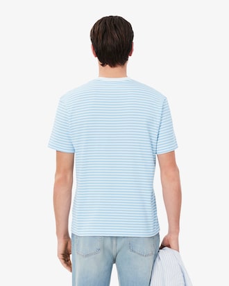 T-Shirt aus schwerer Baumwolle mit Streifen