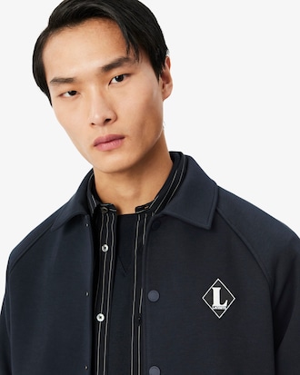 Jacke mit Retro-Badge, hergestellt in Frankreich