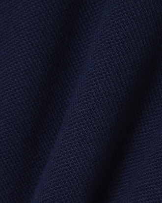 Polokleid aus Petit Piqué mit Gürtel