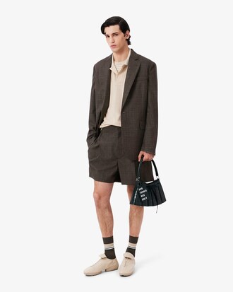 Taillierte Bermudashorts Runway aus Wolle