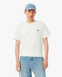 T-Shirt aus schwerem Jersey mit Krokodil und Landschaft