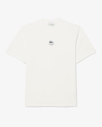 T-Shirt aus Baumwolle mit Signatur-Print
