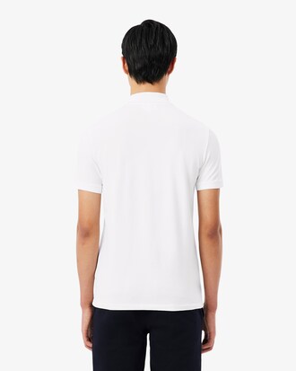 Slim Commuter Fit-Polohemd aus Piqu&eacute; mit Branding aus Jacquard