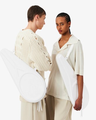 Gro&szlig;e Schl&auml;gertasche Runway aus Leder