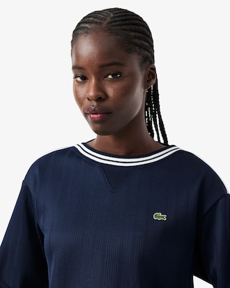 Franz&ouml;sisches Sweatshirt mit U-Boot-Ausschnitt