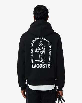 Loose Fit-Hoodie mit Print
