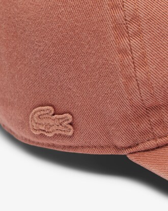Kappe aus Baumwoll-Twill mit verwaschenem Effekt
