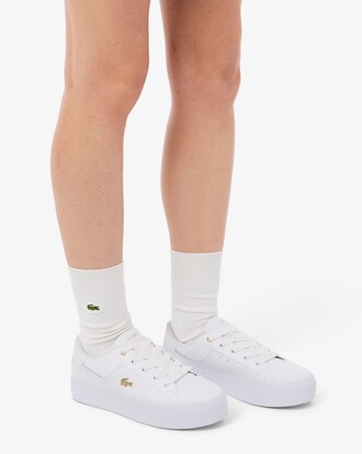 Damen-Sneakers Ziane Platform aus Leder