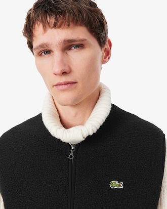Weste aus Sherpa-Fleece