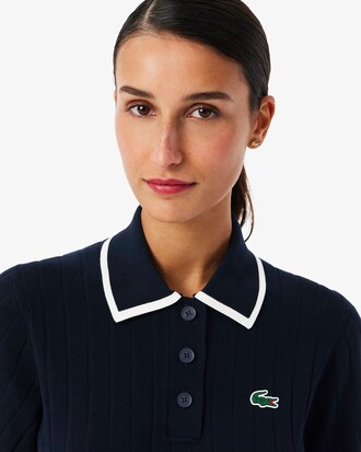 Golf-Pullover mit Polokragen und kurzen &Auml;rmeln