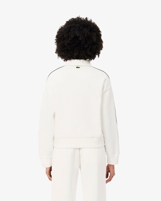 Sweatshirt Tennis Heritage mit Badge und Rei&szlig;verschluss