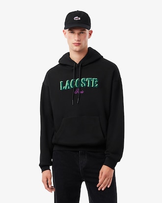 Loose Fit-Hoodie mit Stickerei