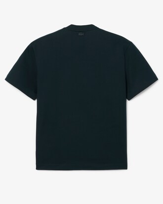 T-Shirt Runway mit perlenbesetztem Krokodil