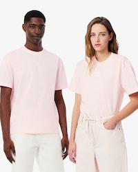 T-Shirt aus Baumwolle mit Signatur-Print