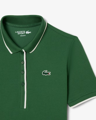 Tennis-Polohemd mit temperaturregulierender Technologie, Regular Fit