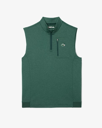 Layering-Golfweste mit Viertel-Rei&szlig;verschluss