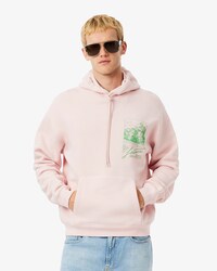 Hoodie aus Fleece mit Print