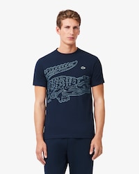 Krokodil-Druck Sport-T-Shirt mit Ultra-Dry-Technologie