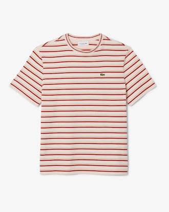 T-Shirt aus gestreifter Baumwolle
