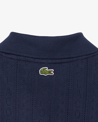 Slim Fit-Polohemd L.12.D aus Pointelle-Spitze