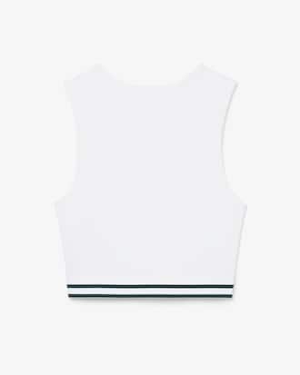 Stretch-Bralette aus Baumwoll-Rippstrick