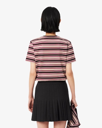 T-Shirt aus Jersey mit Streifen