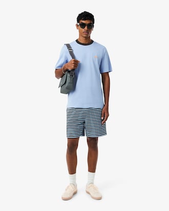 Classic Fit-T-Shirt aus Baumwolle mit Colorblock-Design