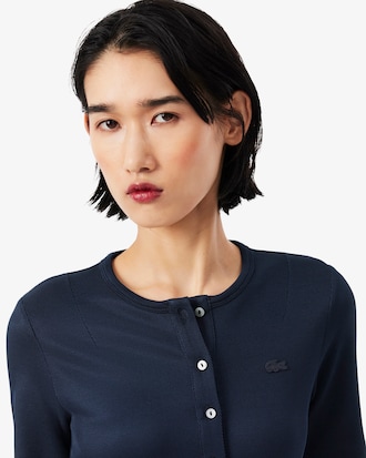 Gl&auml;nzendes Slim Fit-T-Shirt aus Piqu&eacute;