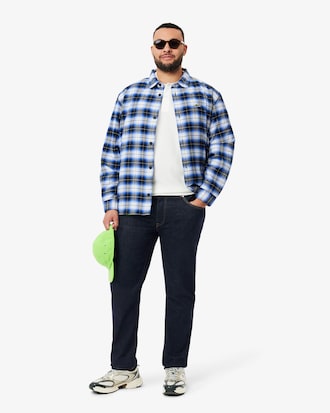 Indigo-Jeans mit 5 Taschen, Slim Fit