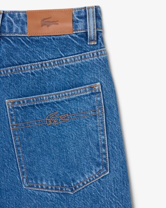 Wide Fit-Jeans mit hoher Taille