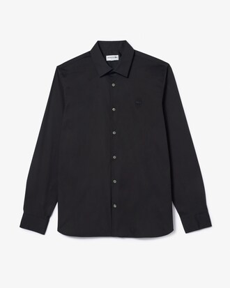 Slim Fit-Hemd aus Stretch-Popeline