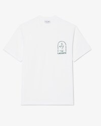 T-Shirt aus schwerer Baumwolle mit Print