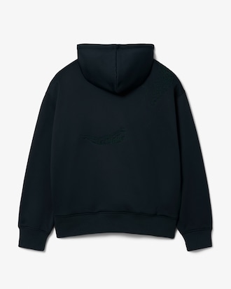 Hoodie Runway mit gesticktem Krokodil