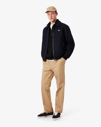 Fleece-Sweatshirt mit Reißverschluss und hohem Kragen