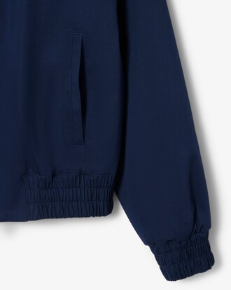 Jacke aus Stretch-Gabardine mit Doppelkragen