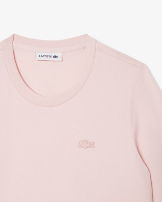 T-Shirt aus weicher Baumwolle mit Dreiviertelärmeln