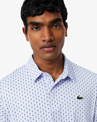 Golf-Polohemd mit Print, Regular Fit