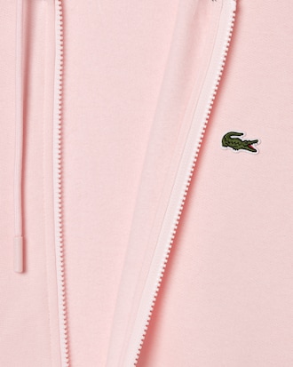 Hoodie aus Fleece mit Rei&szlig;verschluss