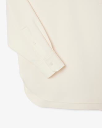 Oversized Polohemd im Flanellhemdstil