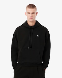 Sweatshirt aus Fleece mit Strass-Krokodil