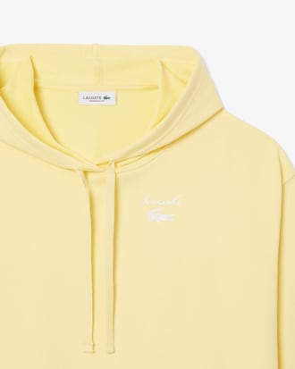 Hoodie aus Fleece mit Logo