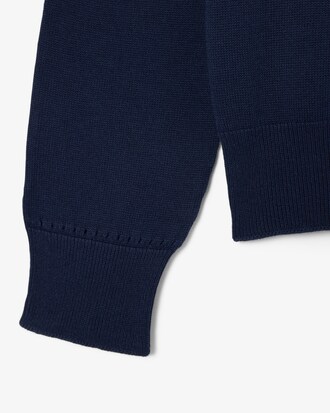 Pullover aus 3D-Strick mit Rundhalsausschnitt