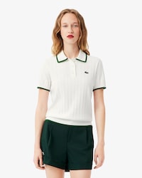 Golf-Pullover mit Polokragen und kurzen Ärmeln