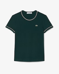 T-Shirt aus Jersey mit Kontrasteinfassung