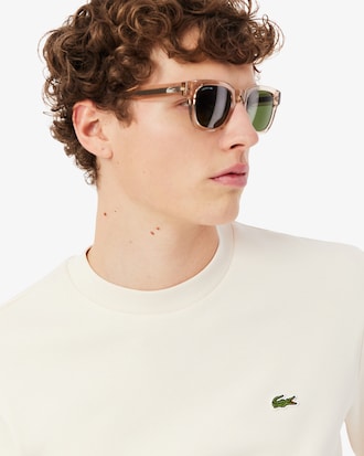 Sweatshirt aus Fleece mit Rundhalsausschnitt