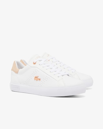 Damen-Sneakers Powercourt 2.0 aus Leder
